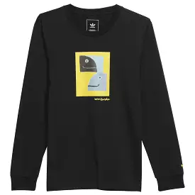 Adidas G Shmoo L/S T-Shirt Black