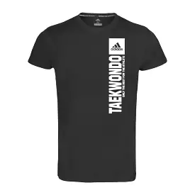 adidas Mens Taekwondo T-Shirt Black