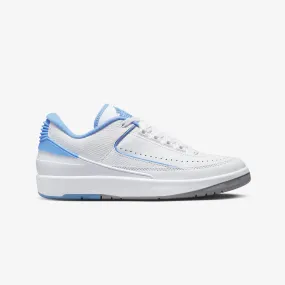 AIR JORDAN 2 RETRO LOW 'WHITE/UNIVERSITY BLUE-CEMENT GREY'