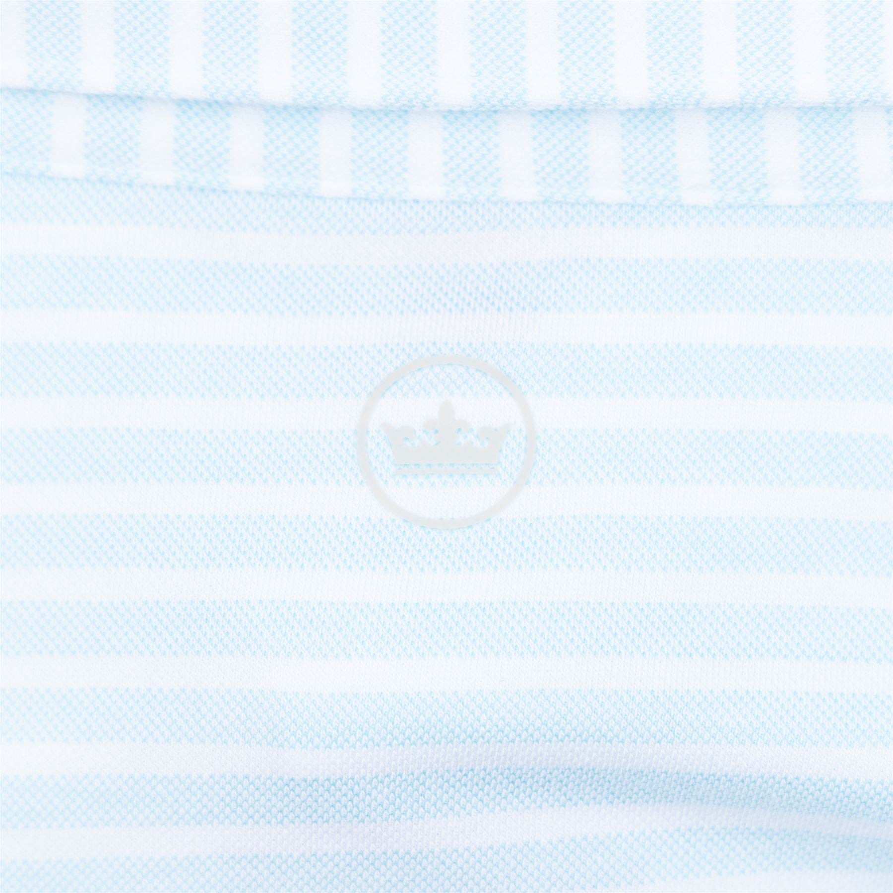 Albatross Tailored Fit Cotton Pique Polo Iced Aqua Blue - SS24