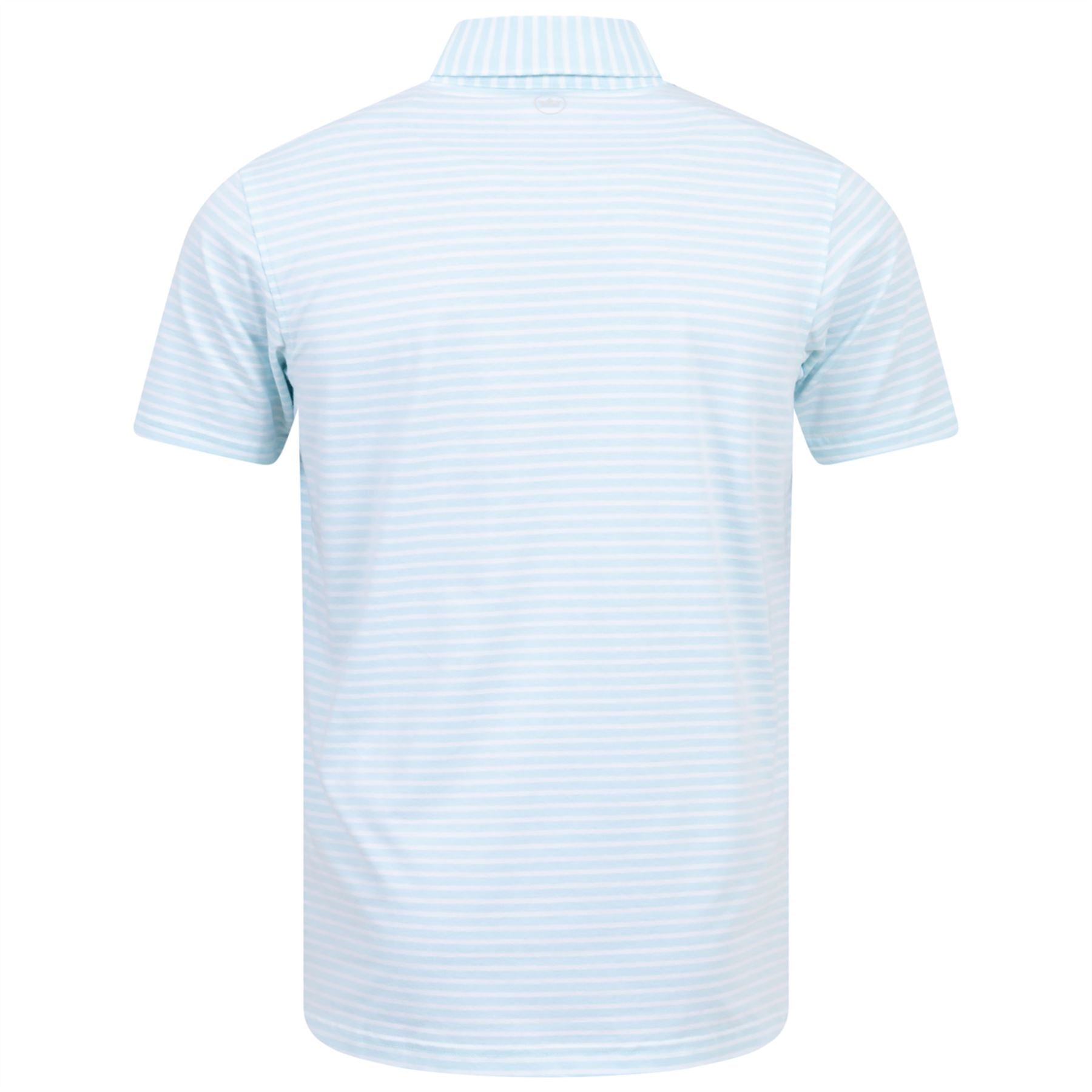 Albatross Tailored Fit Cotton Pique Polo Iced Aqua Blue - SS24