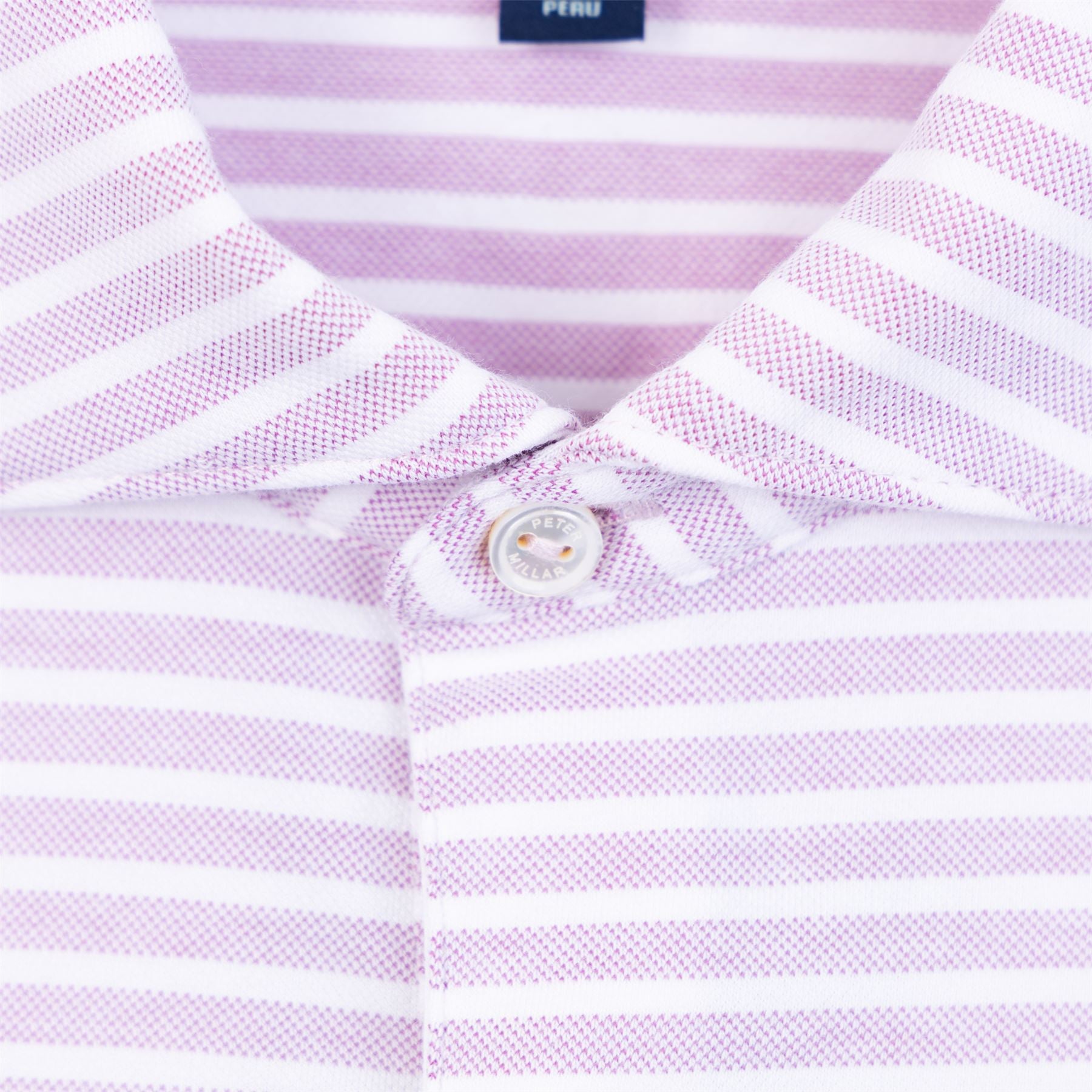 Albatross Tailored Fit Cotton Pique Polo Valencia Pink - SS24