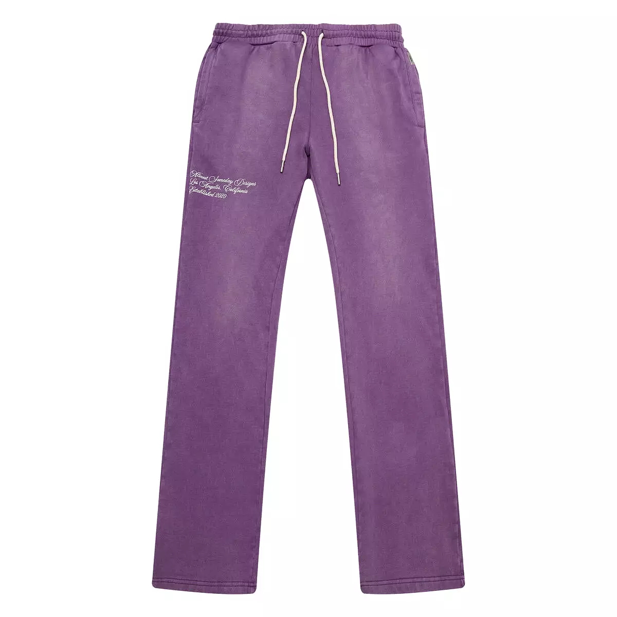 Almost Someday SIGNATURE SUNFADE STACKED JOGGERS 2.0 (sunfade purple)