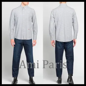 AMI PARIS  |Gingham Glen Patterns Tartan Other Plaid Patterns Unisex