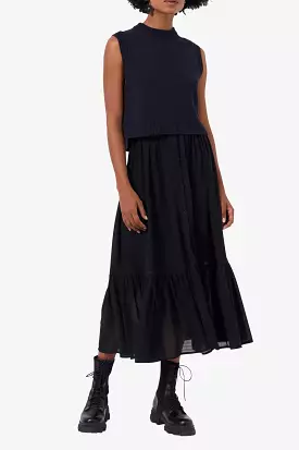 Anitta Cora Drape Midi Skirt