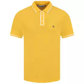 Archive Organic Cotton Earl Mesh Polo Samoan Sun - AW23