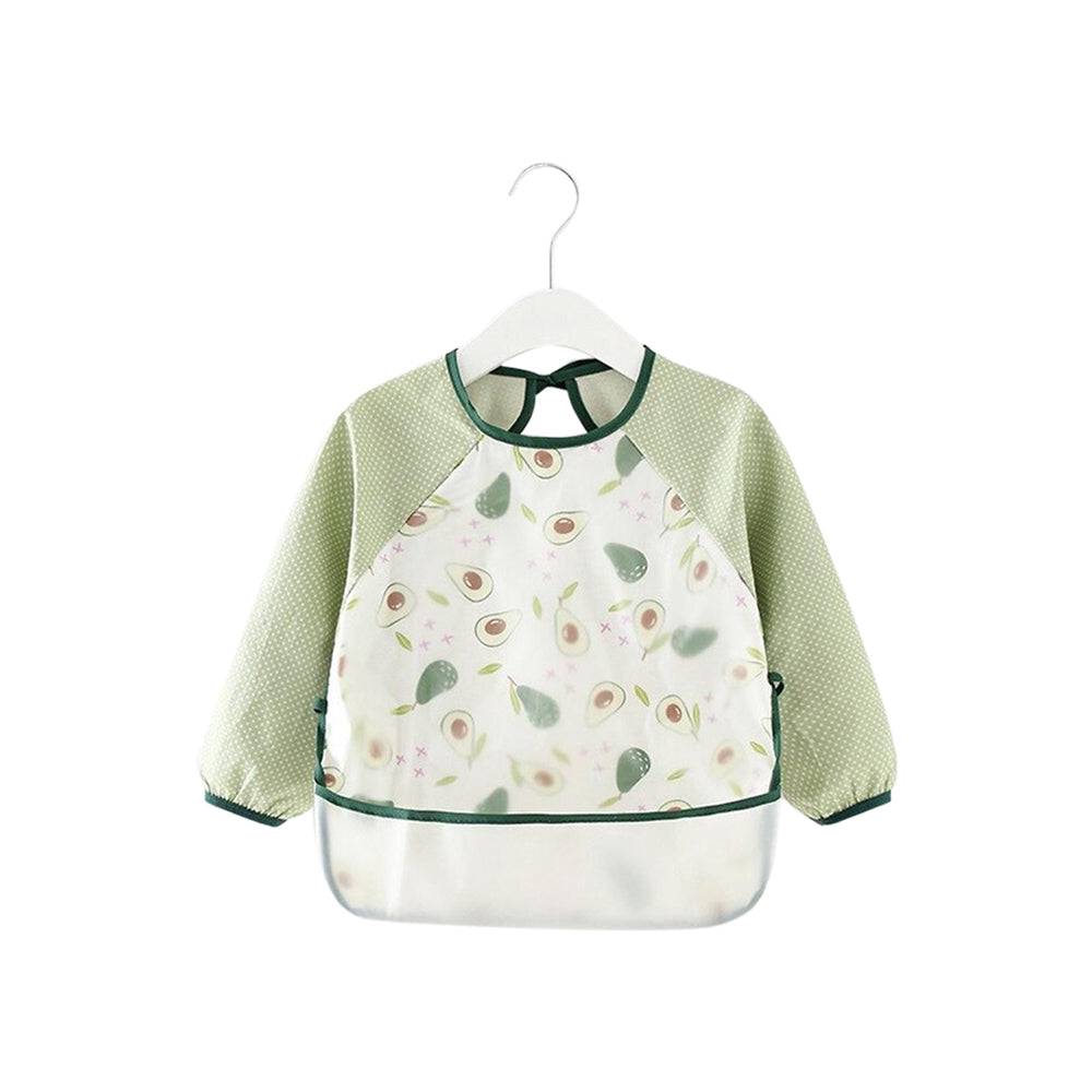 Baby Long Sleeve Apron Smock Bib Avocados