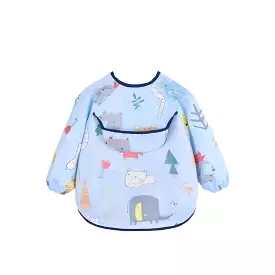 Baby Long Sleeve Apron Smock Bib In The Jungle