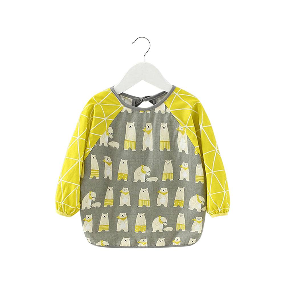 Baby Long Sleeve Apron Smock Bib Polar Bears