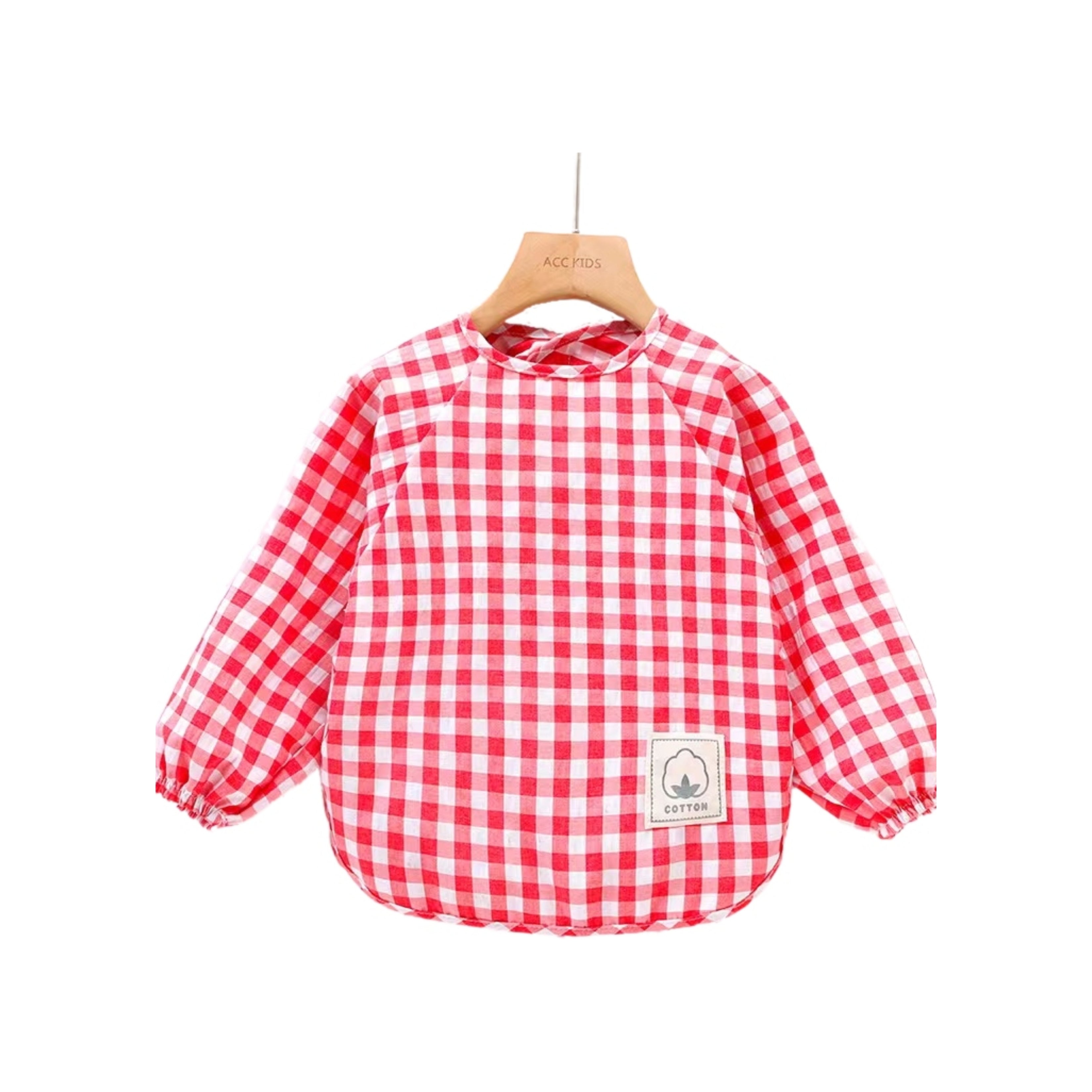 Baby Long Sleeve Apron Smock Bib Woodlands