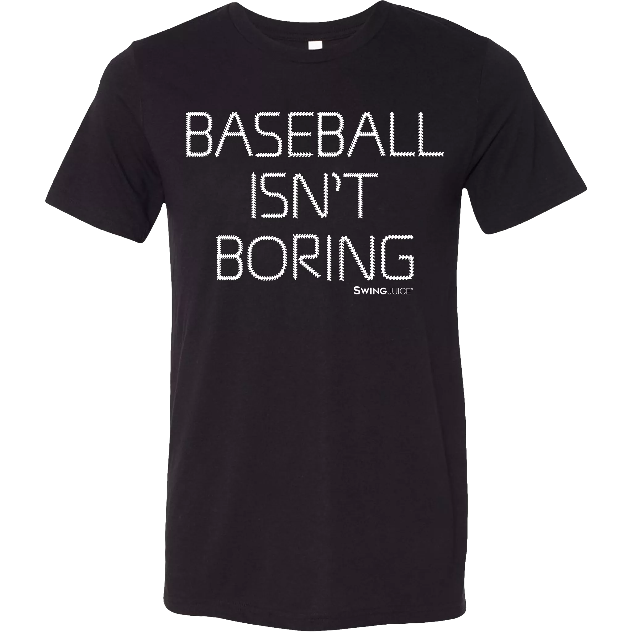 Baseball Official Baseball Isn't Boring Unisex T-Shirt Black