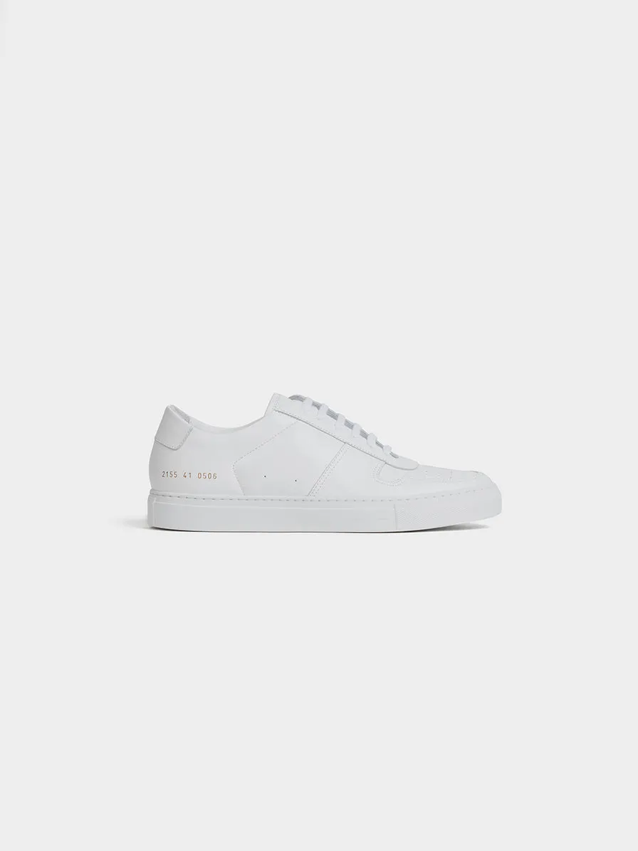 Bball Low In Leather , White