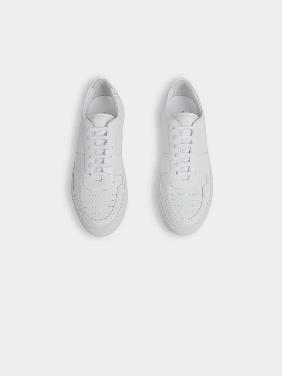 Bball Low In Leather , White