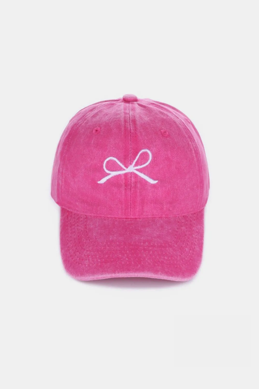 Bow Embroidered Baseball Caps