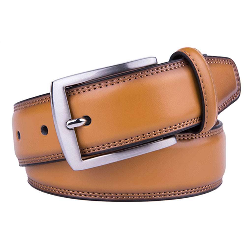 Braveman Men's Classic Genuine Leather Dress Belt