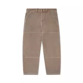 Butter Goods Work Double Knee Pants Washed Brown