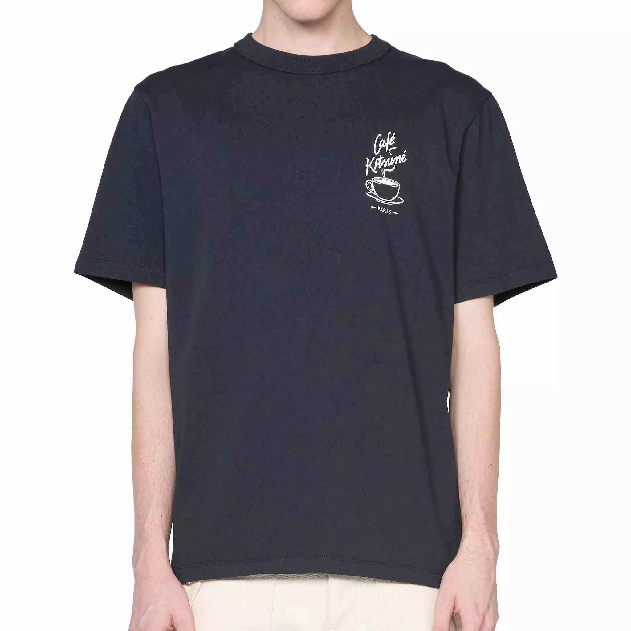 Café Kitsuné Coffee Cup Relax T-Shirt Black