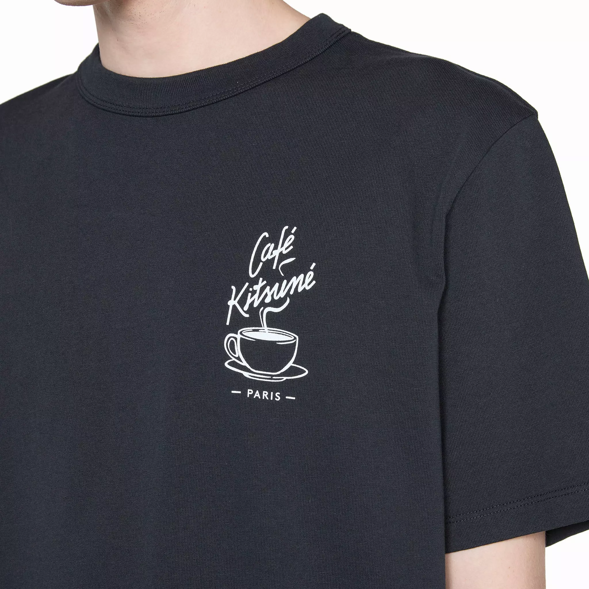 Café Kitsuné Coffee Cup Relax T-Shirt Black