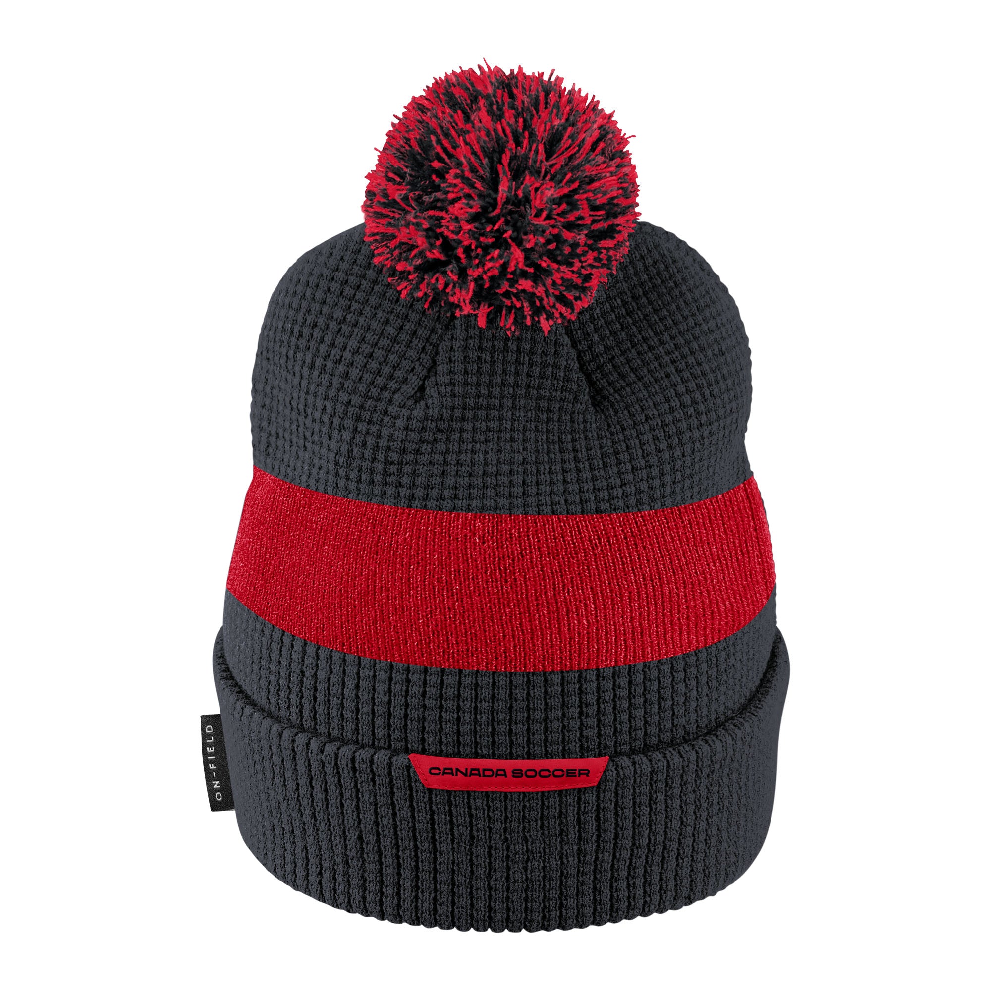 Canada Soccer Mens Logo Cuffed Pom Toque