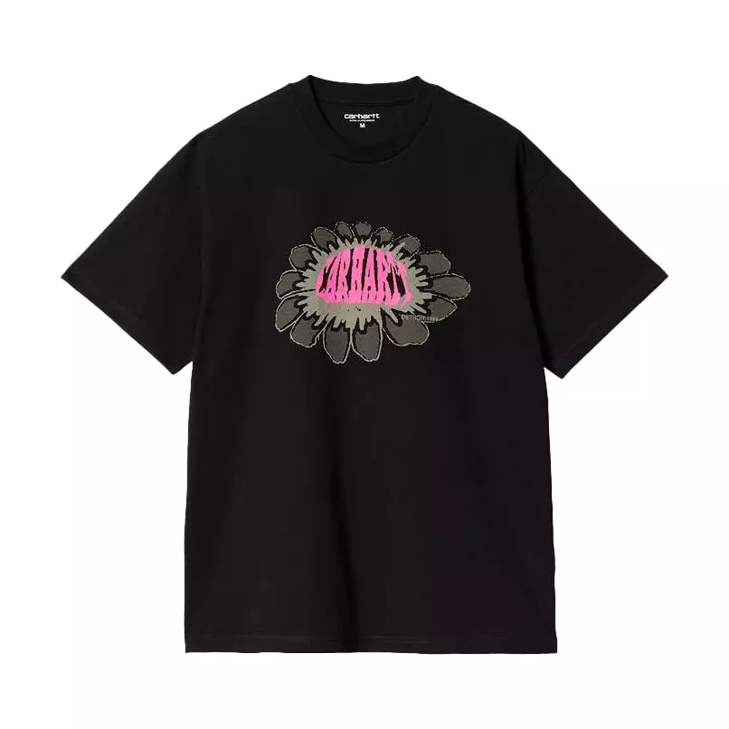 Carhartt WIP Pixel Flower T-Shirt Black