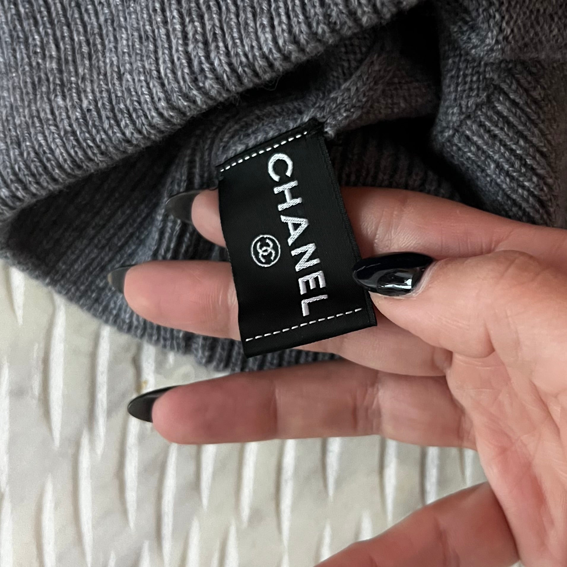 Chanel CC Cashmere Toque