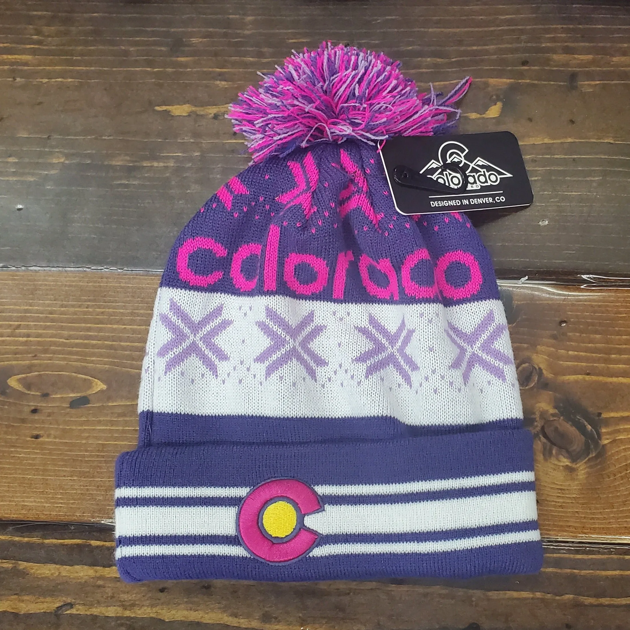 Colorado Limited Pom-Pom Beanies