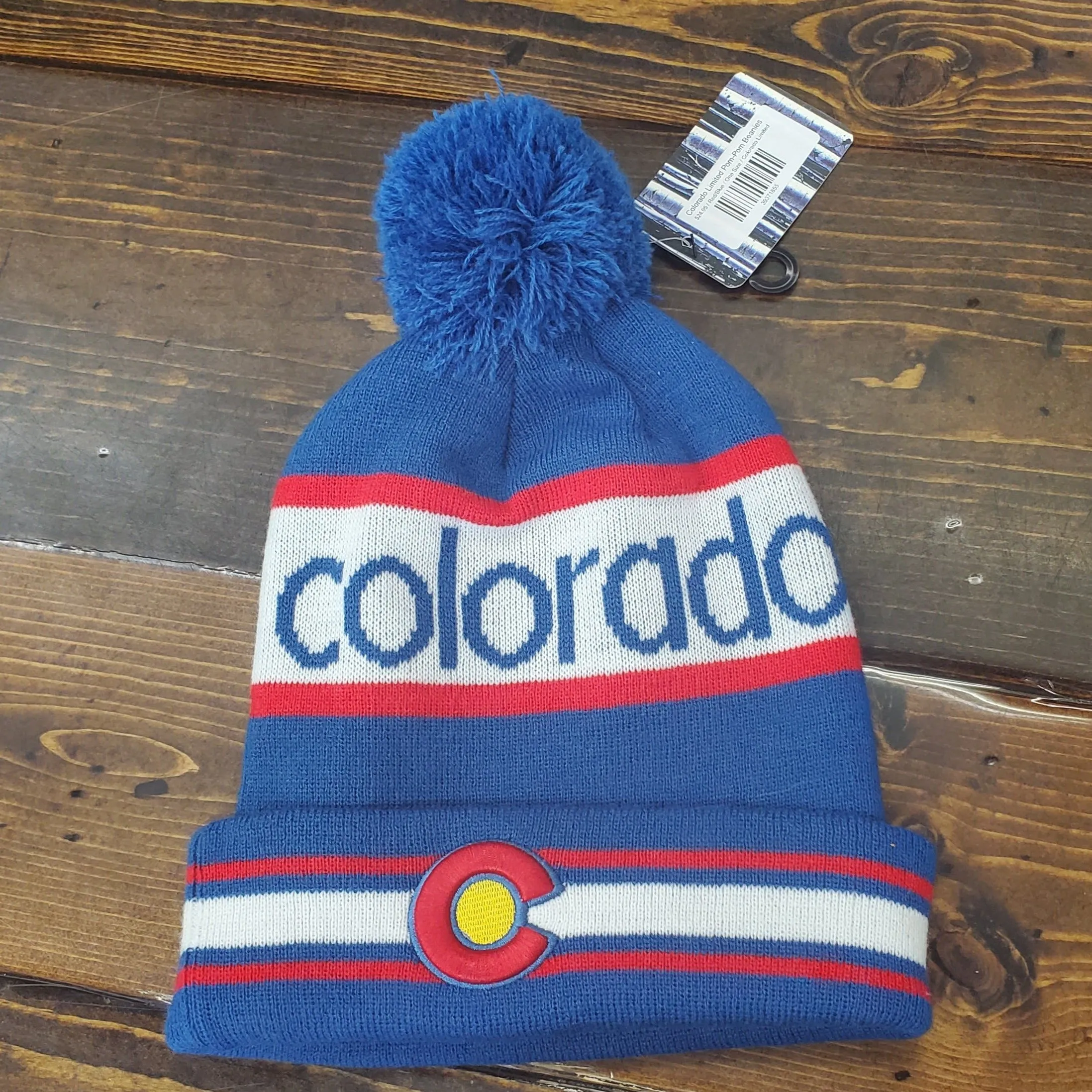 Colorado Limited Pom-Pom Beanies