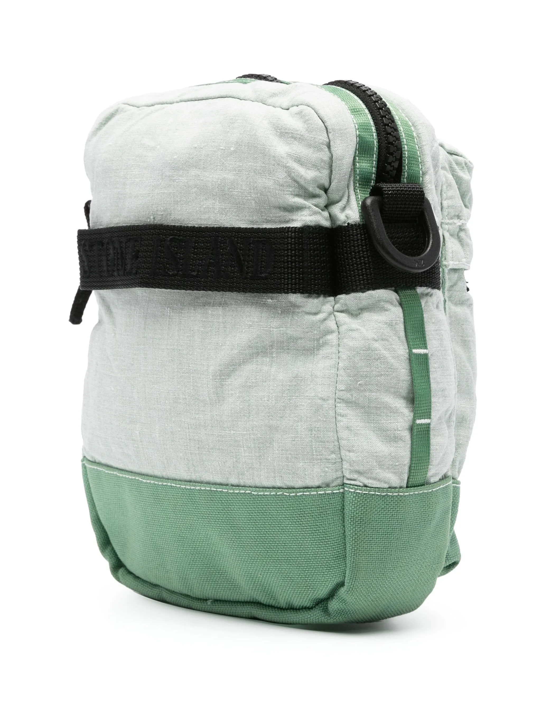 COMPASS-MOTIF CANVAS PANELS MESSENGER BAGS