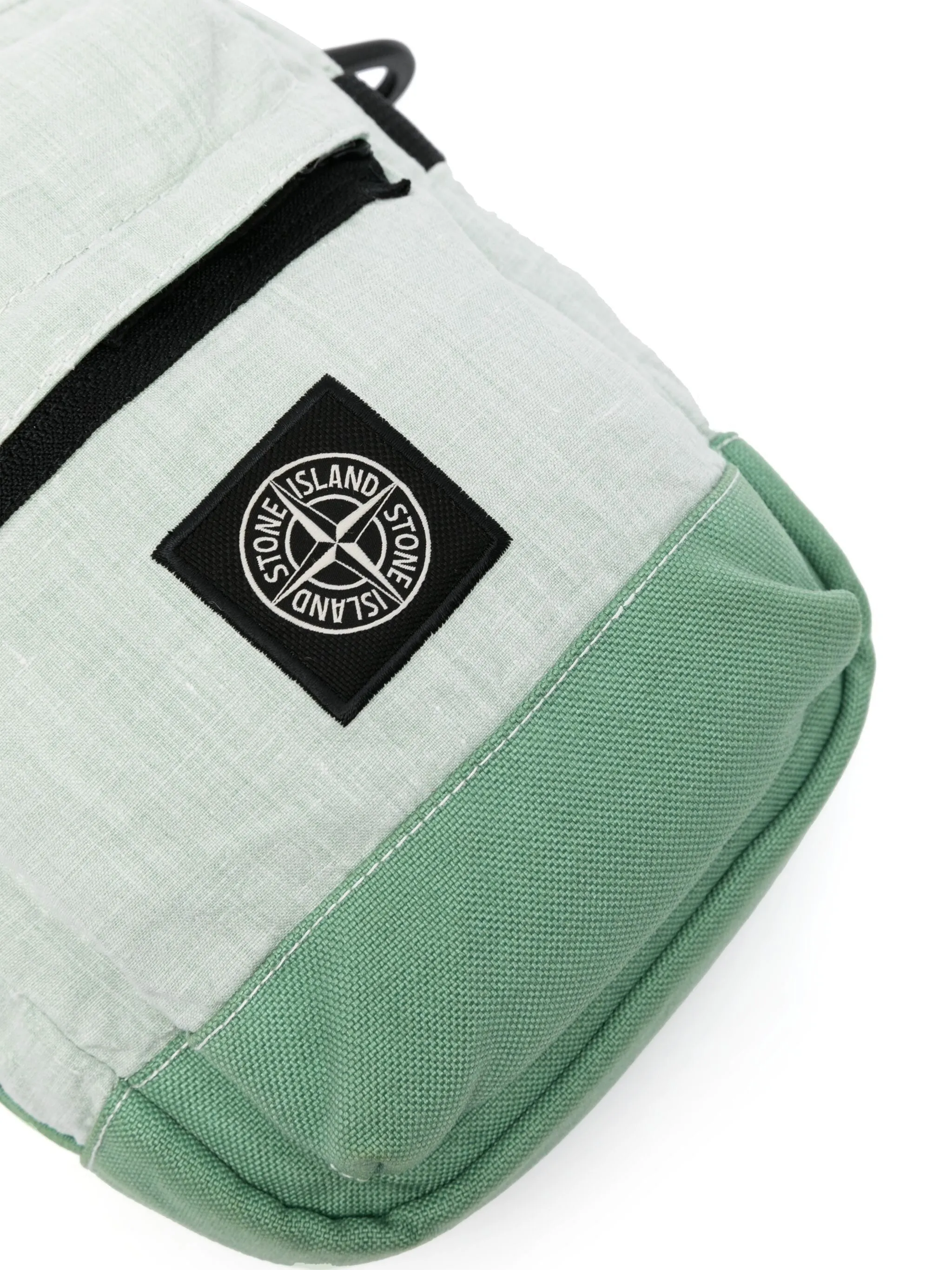 COMPASS-MOTIF CANVAS PANELS MESSENGER BAGS