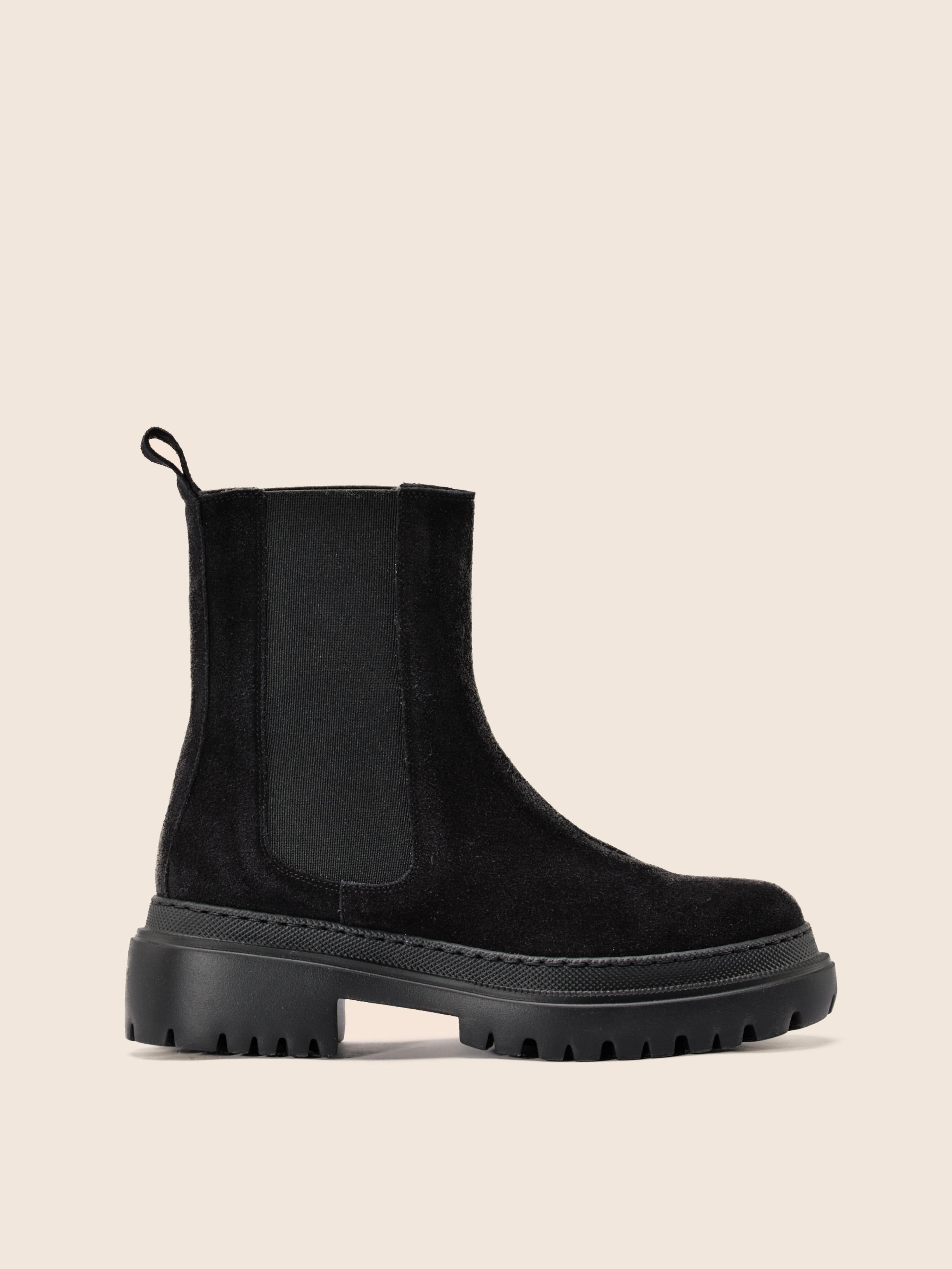 Corticella Black Suede Boot