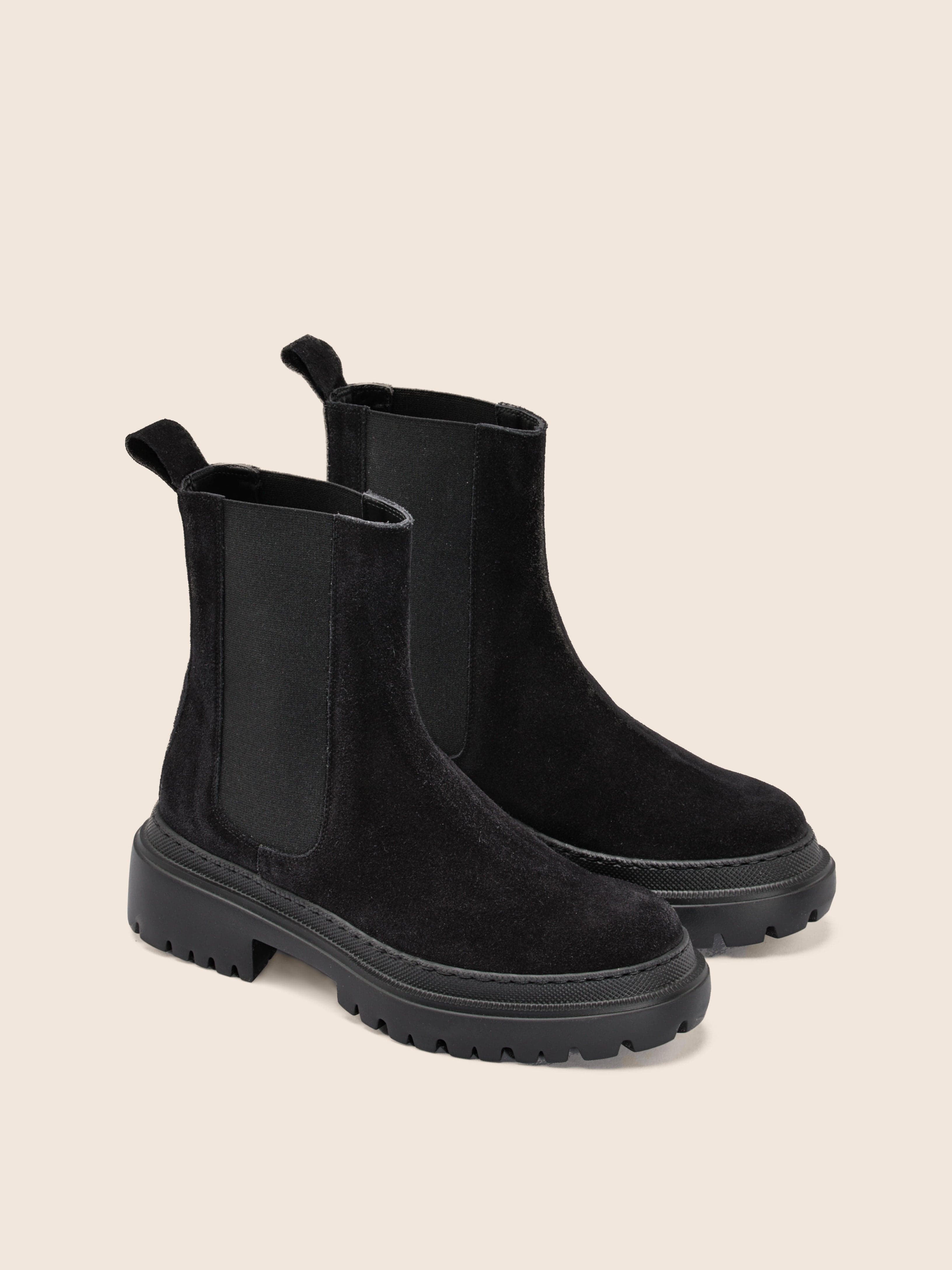 Corticella Black Suede Boot