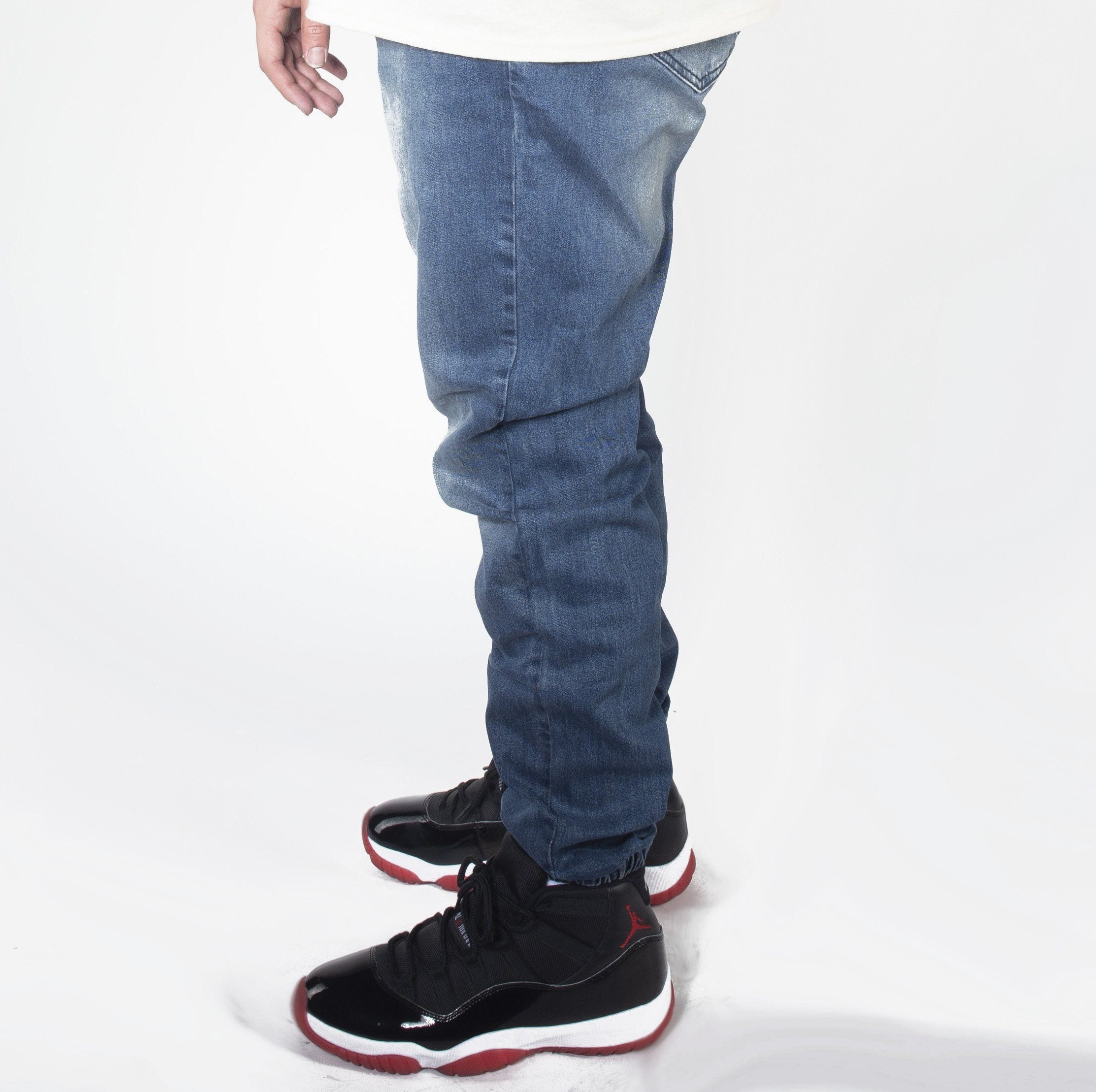 Dark Indigo Denim Jogger Pants JG803