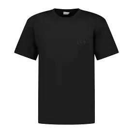 DIOR 'CD ICON' LOGO T-SHIRT BLACK