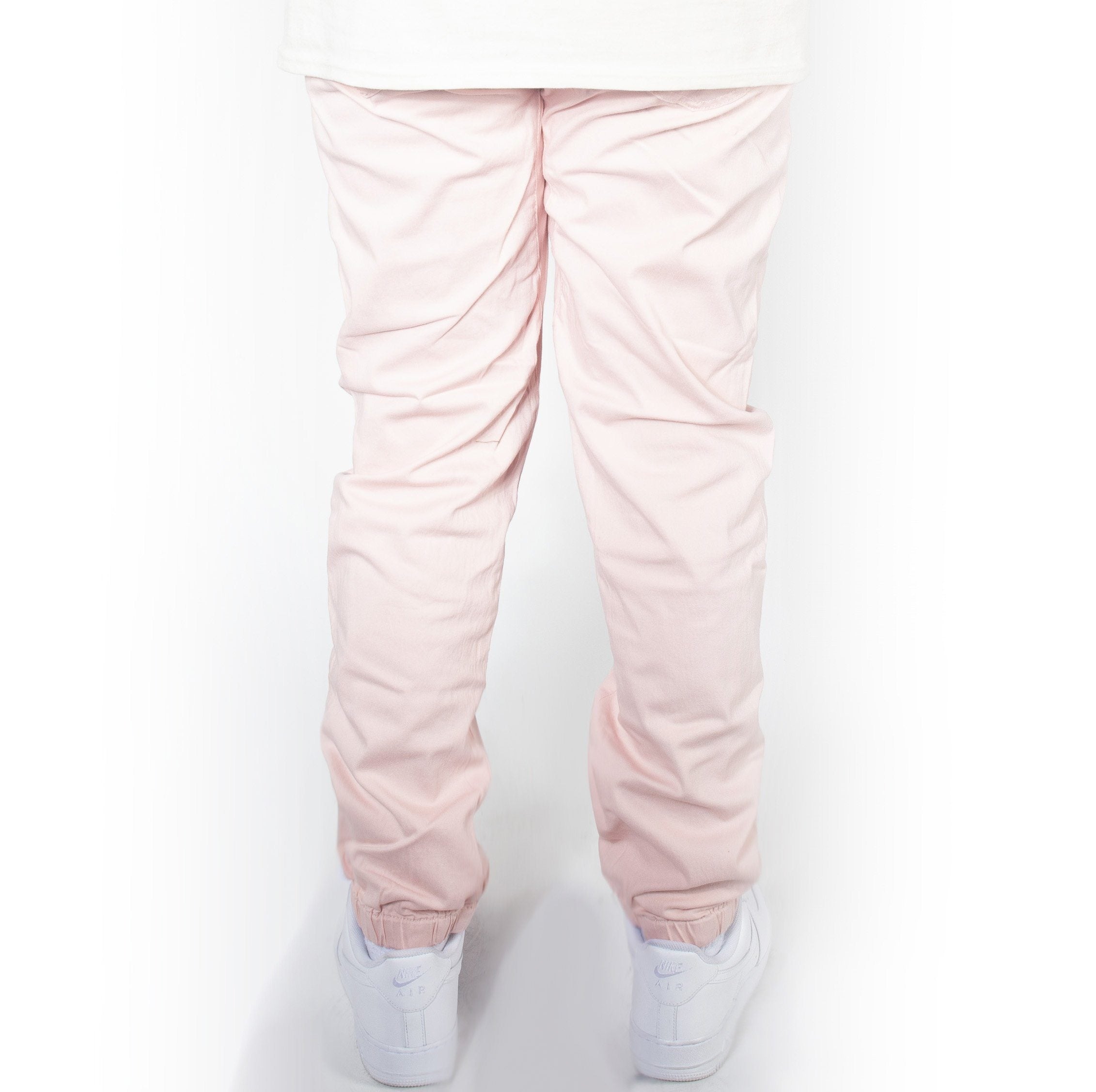 Dirty Pink Twill Jogger Pants JG804