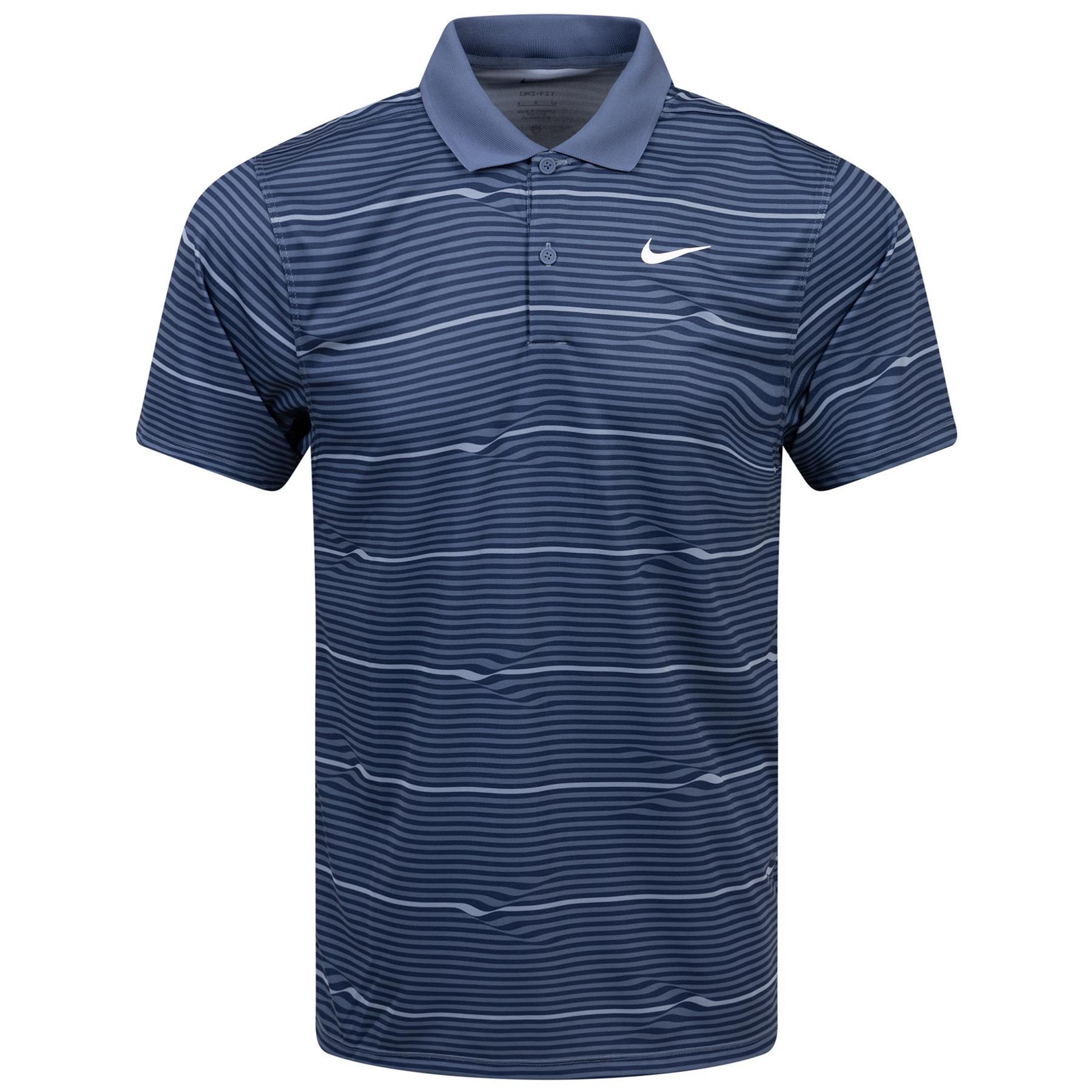 Dri-FIT Victory+ Ripple Stripe Polo Midnight Navy - SS24