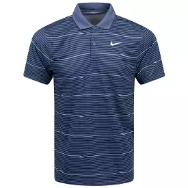 Dri-FIT Victory+ Ripple Stripe Polo Midnight Navy - SS24