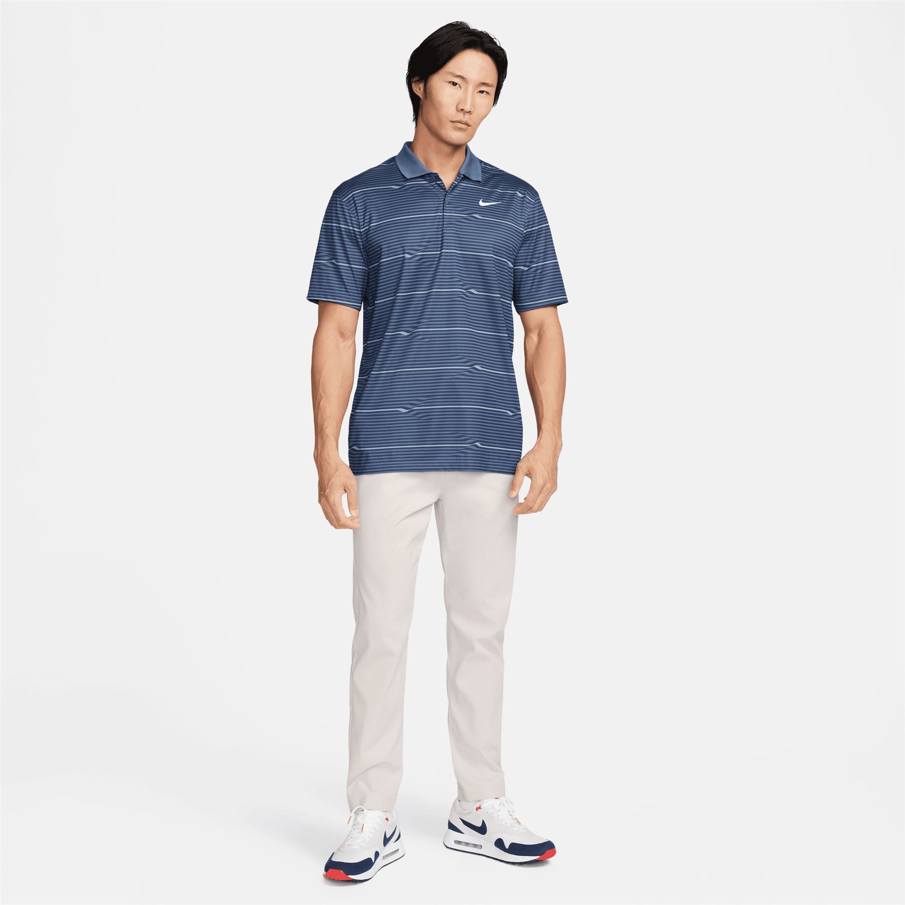 Dri-FIT Victory+ Ripple Stripe Polo Midnight Navy - SS24