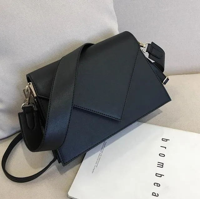 European Fashion Casual Square bag 2019 New High quality PU Leather Women's Designer Handbag Simple Shoulder Messenger Bags