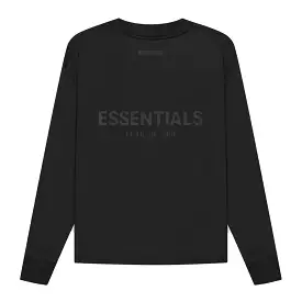 FEAR OF GOD ESSENTIALS LONG SLEEVE T-SHIRT BLACK (SS21)