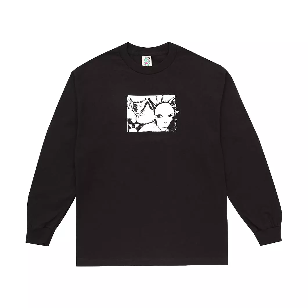 Frog Spikey Man L/S T-Shirt Black