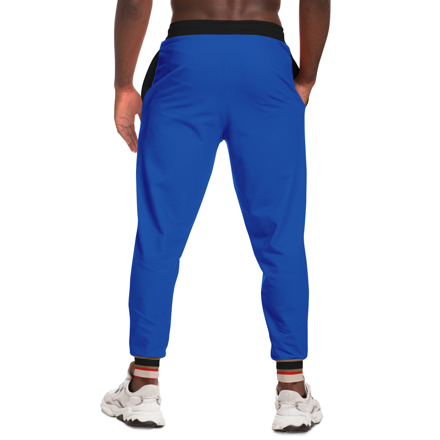 Gold Line Blue Unisex Fleece Joggers