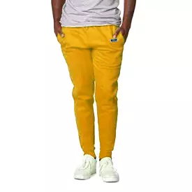 Golden Yellow Premium Logo Jogger Pants