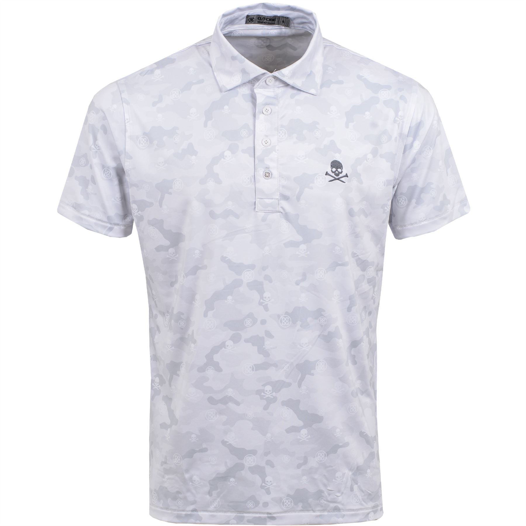 Icon Camo Printed Polo Snow - AW23