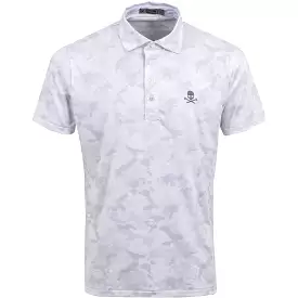 Icon Camo Printed Polo Snow - AW23