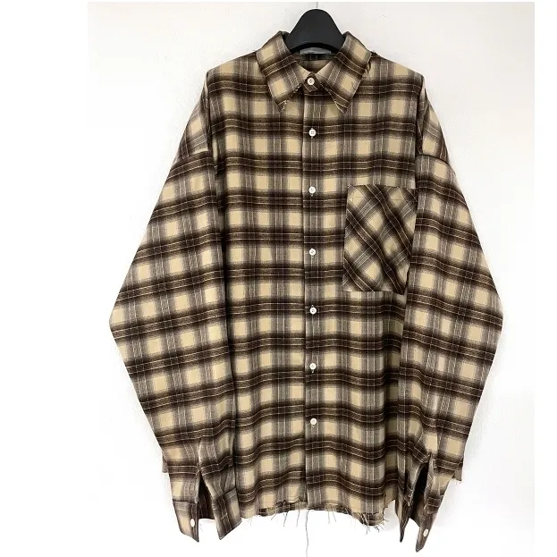 IONSEOUL  |Other Plaid Patterns Unisex Street Style Long Sleeves