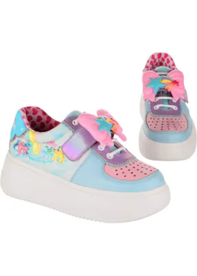 Irregular Choice x My Little Pony Rainbow Of Light Sneakers Light Blue