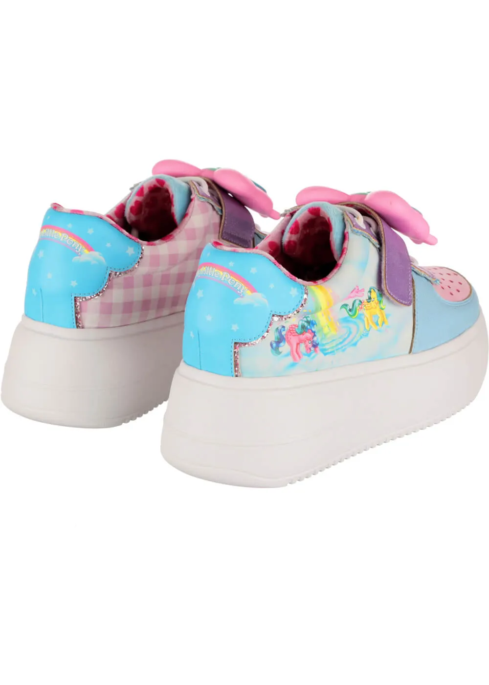 Irregular Choice x My Little Pony Rainbow Of Light Sneakers Light Blue