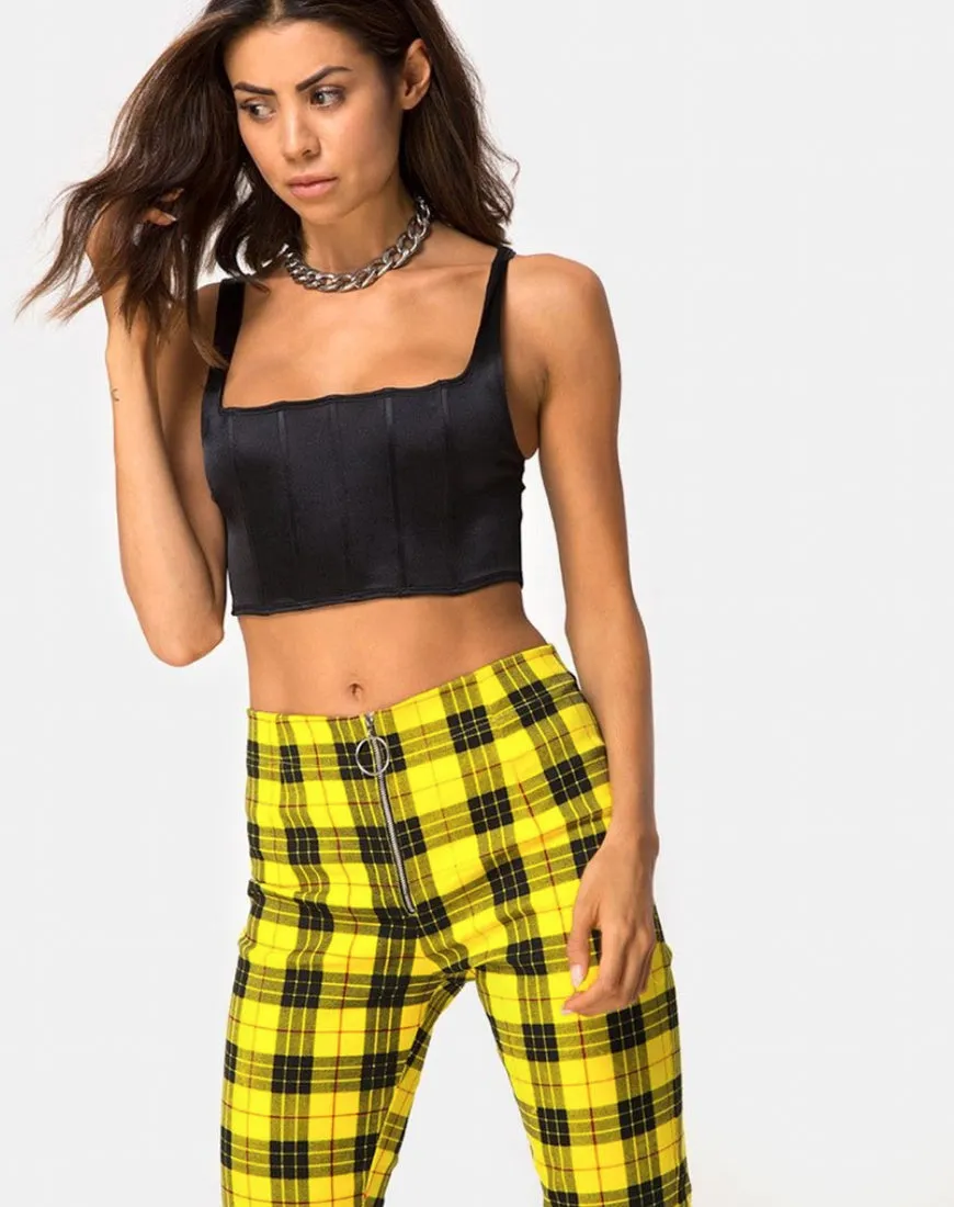 JOLIM TROUSER PLAID YELLOW