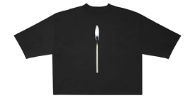 Kanye West DONDA 2 Lit Match T-shirt Black