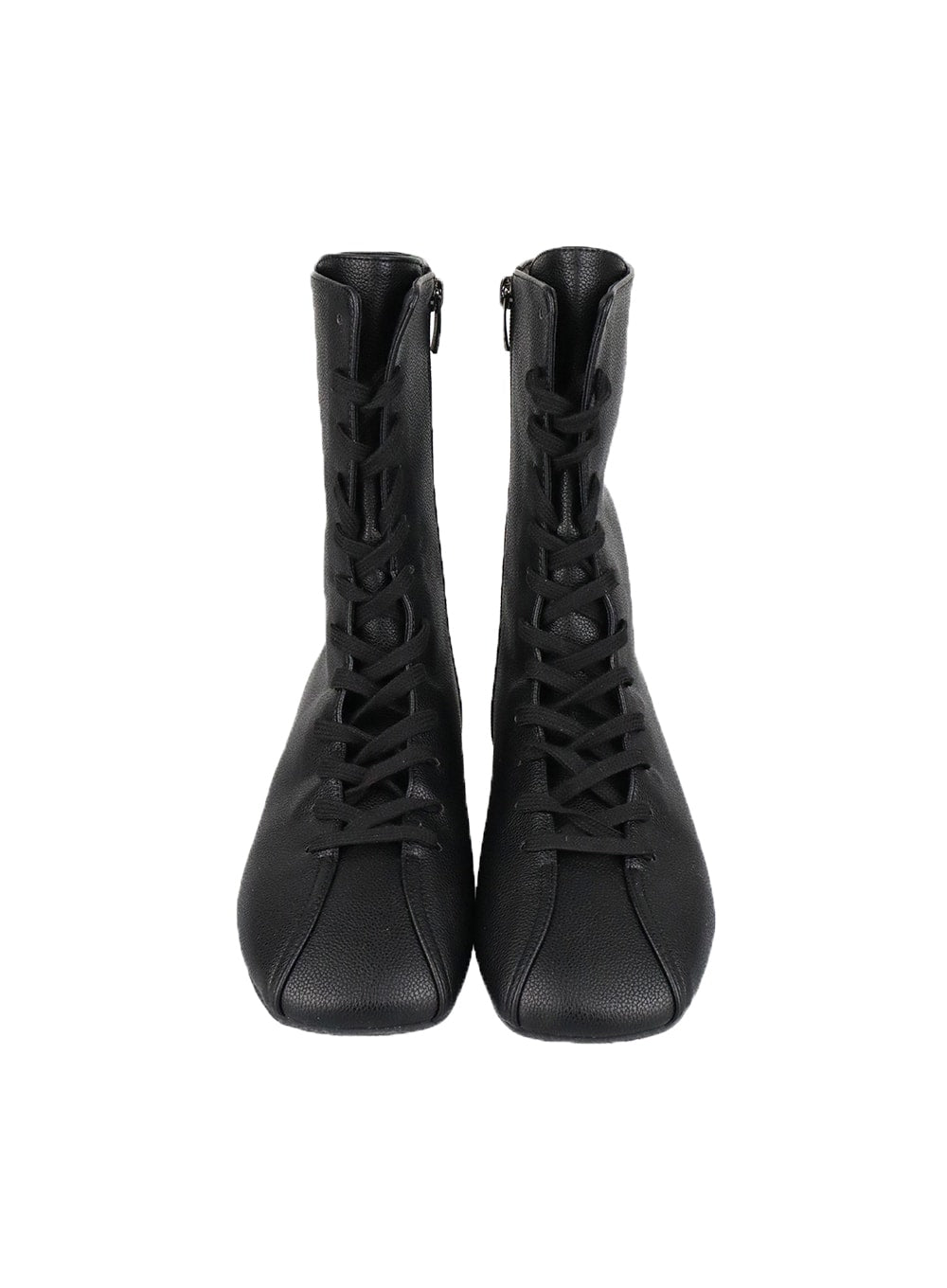 Lace-Up Zipper Boots OM421